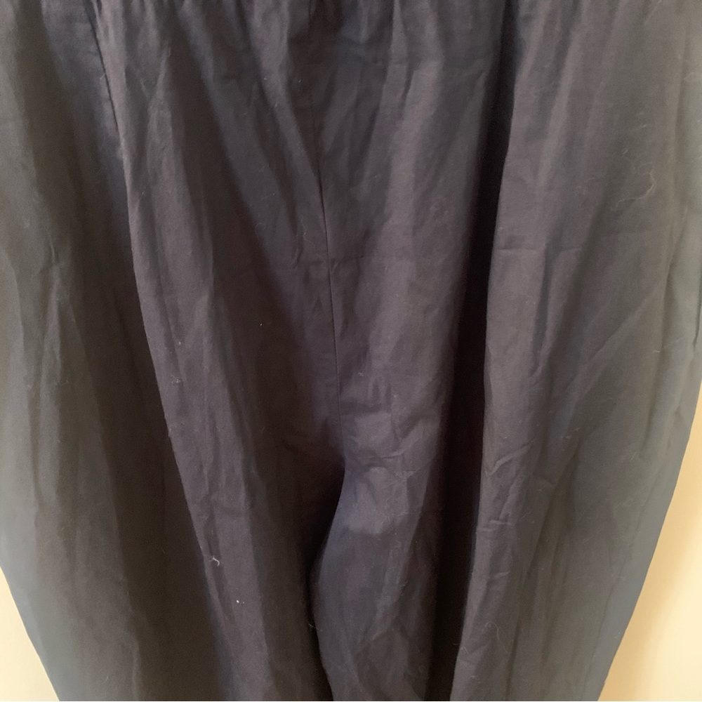Nordstrom 1901 Cotton Smocked Ruffle Off Shoulder Wide Leg Cropped Jumpsuit - Picture 9 of 15